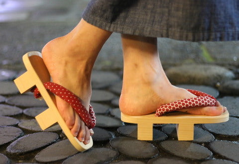 Men Geta Kimono Shoes
