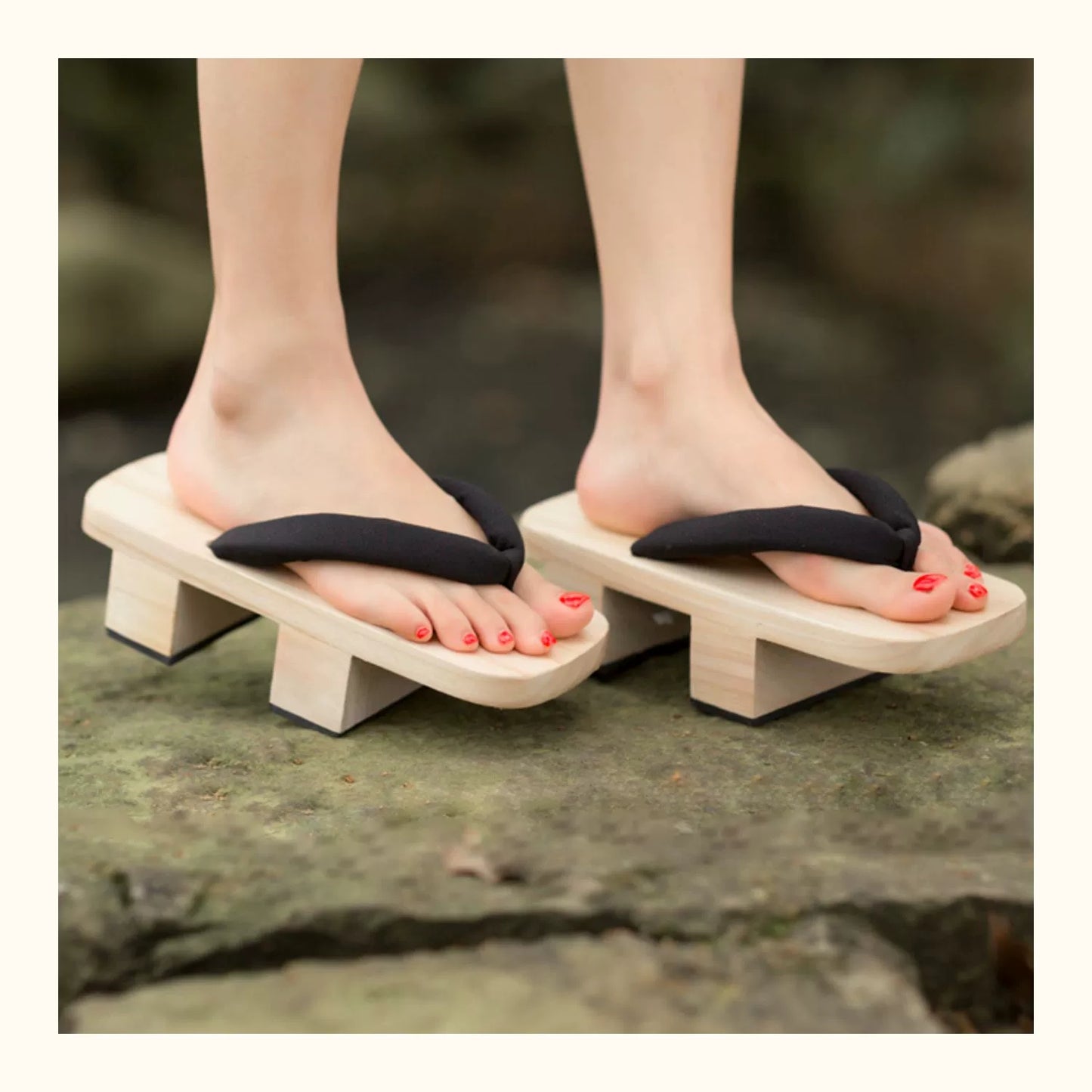 Women's Traditional Japanese Sandals 【Classic Black】