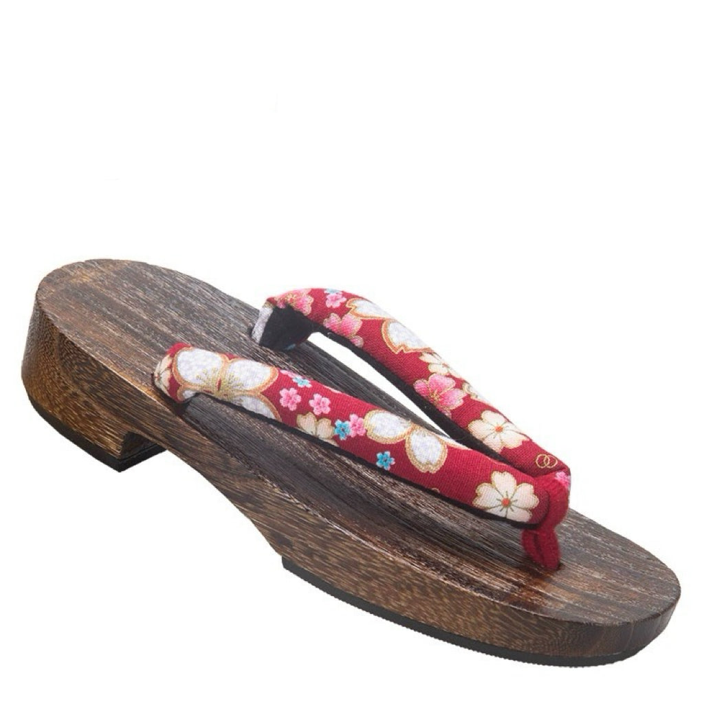 Children s Geta Sandals Japanese Wooden Shoes Getamashi 23cm