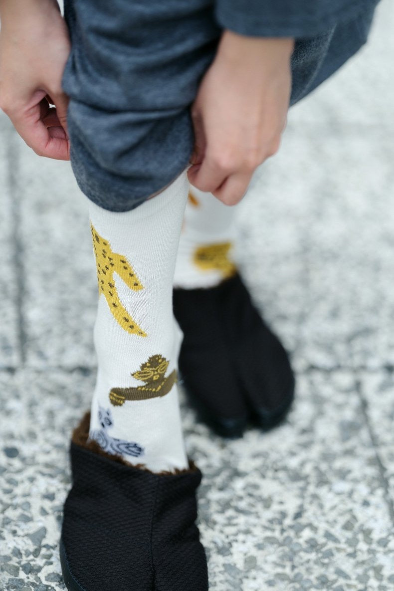 Japanese Tabi Socks 【Ancient Clay Doll】