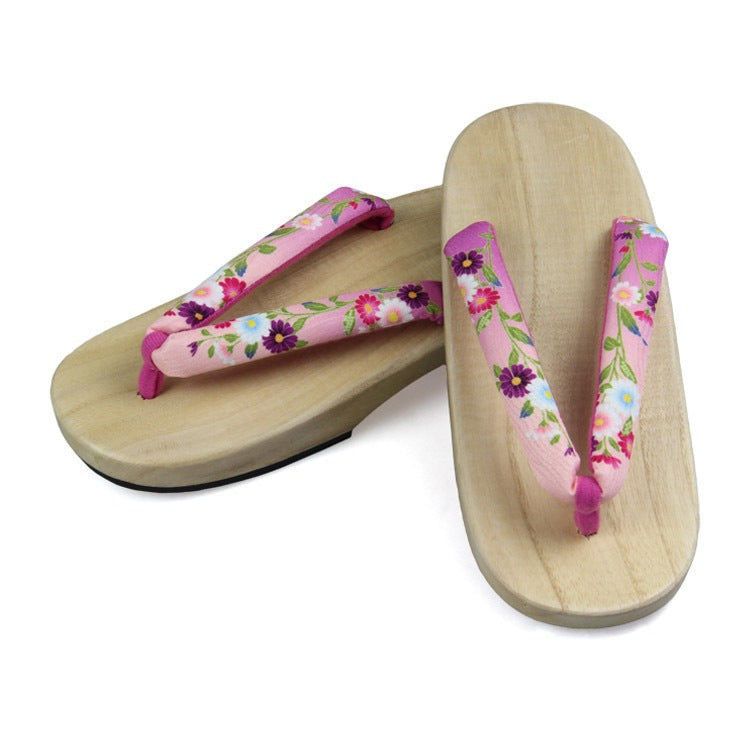 Women's Geta Sandals 【Purple Blossom】
