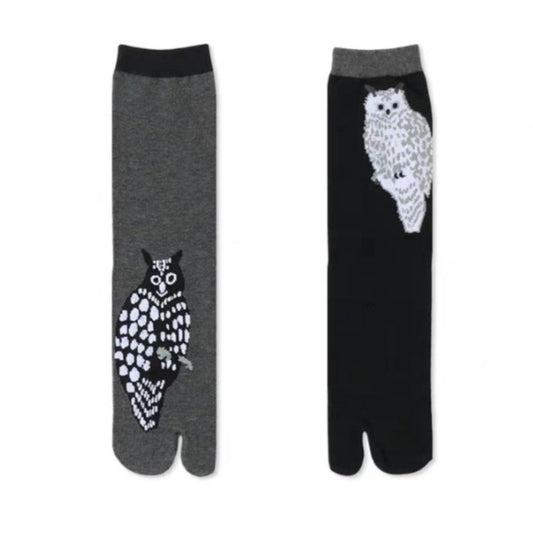 Japanese Tabi Socks 【Owls】 - Getamashi