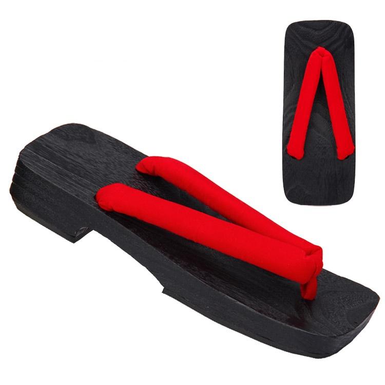 Men’s Geta Shoes 【Simple Red】 - Getamashi