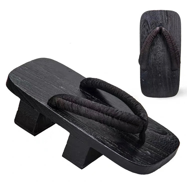 Men’s Traditional Japanese Sandals 【Simple Black】