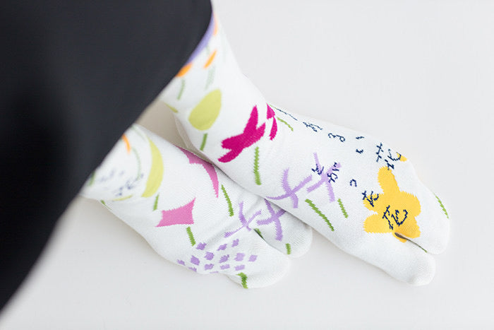 Japanese Tabi Socks 【Kid's Painting】