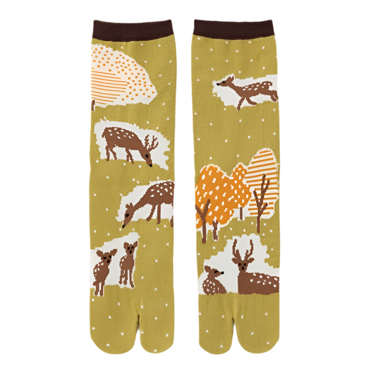 Japanese Tabi Socks 【Deer】