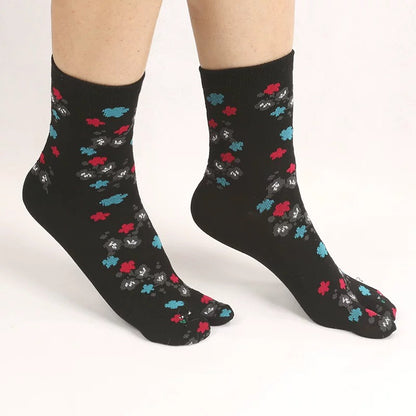 Japanese Tabi Socks 4 Pieces Set 【Spring Blossom and Swallow】