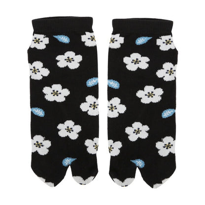Japanese Ankle Tabi Socks 【Floral】