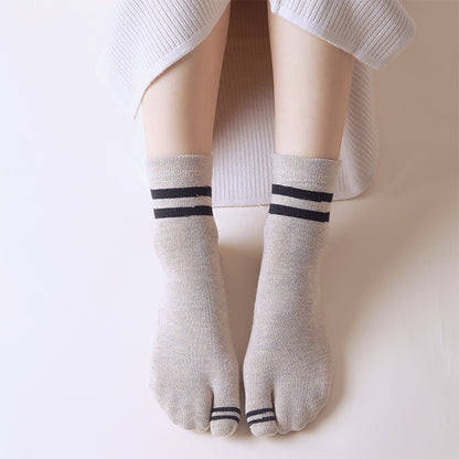 Seamless Mid-Calf Women Tabi Socks