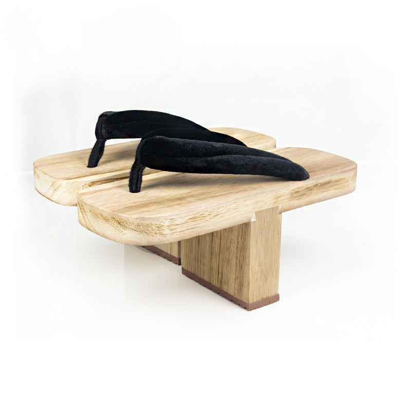 Black Tengu Geta Sandals