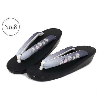 Women's Embroidered Soft Zori Sandals 【10 Colors Collection】
