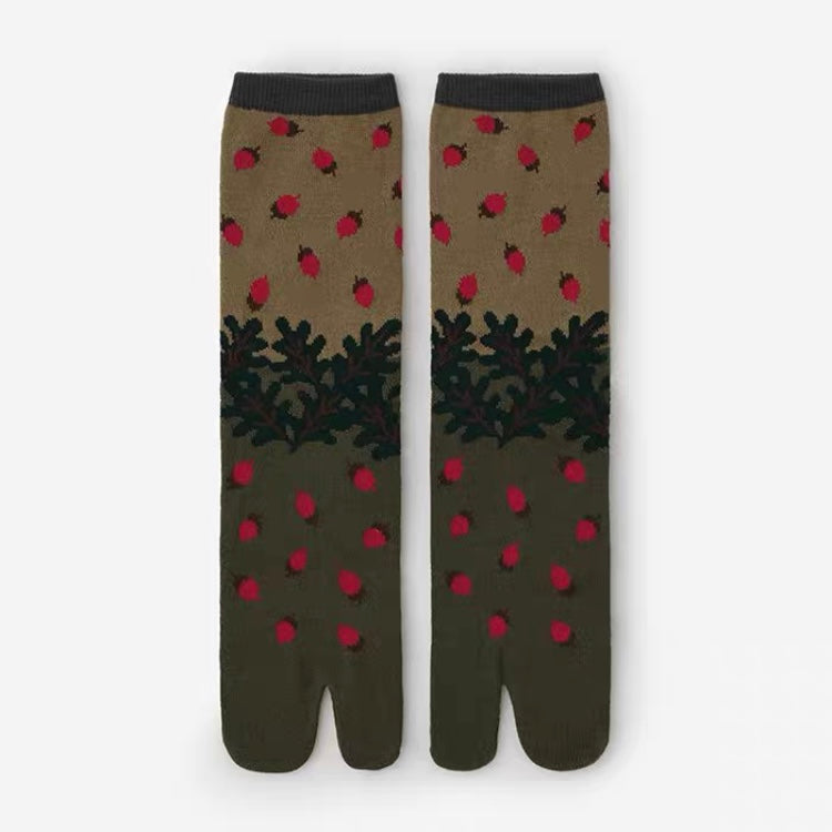 Japanese Tabi Socks 【Strawberry】