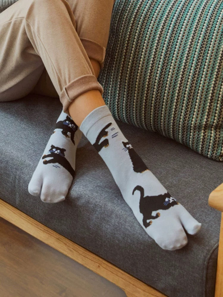 Japanese Tabi Socks 【Cats】