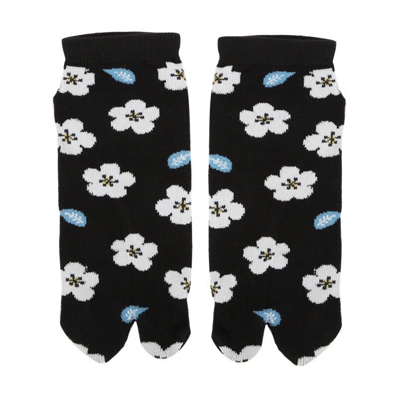 Japanese Ankle Tabi Socks 【Floral】 - Getamashi