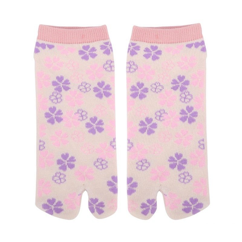 Japanese Ankle Tabi Socks 【Floral】 - Getamashi