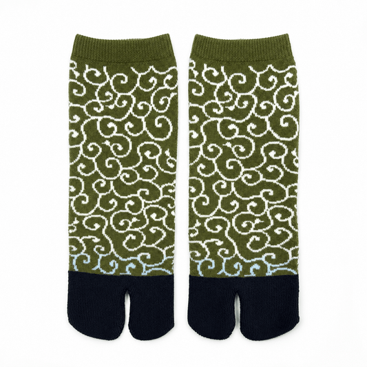 Japanese Ankle Tabi Socks 【Karakusa】 - Getamashi
