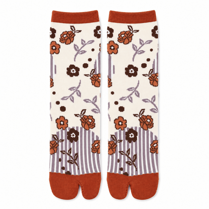 Japanese Tabi Socks 【Vintage Floral】 - Getamashi