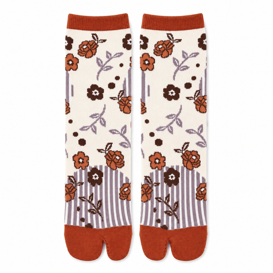 Japanese Tabi Socks 【Vintage Floral】 - Getamashi