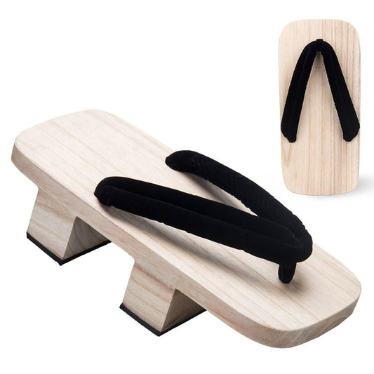 Men's Traditional Japanese Sandals 【Classic Black】 - Getamashi