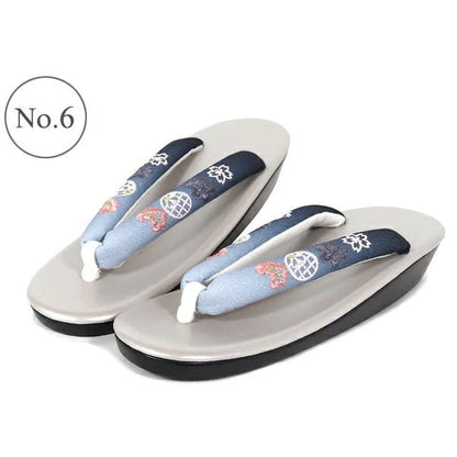 Women's Embroidered Soft Zori Sandals 【10 Colors Collection】 - Getamashi