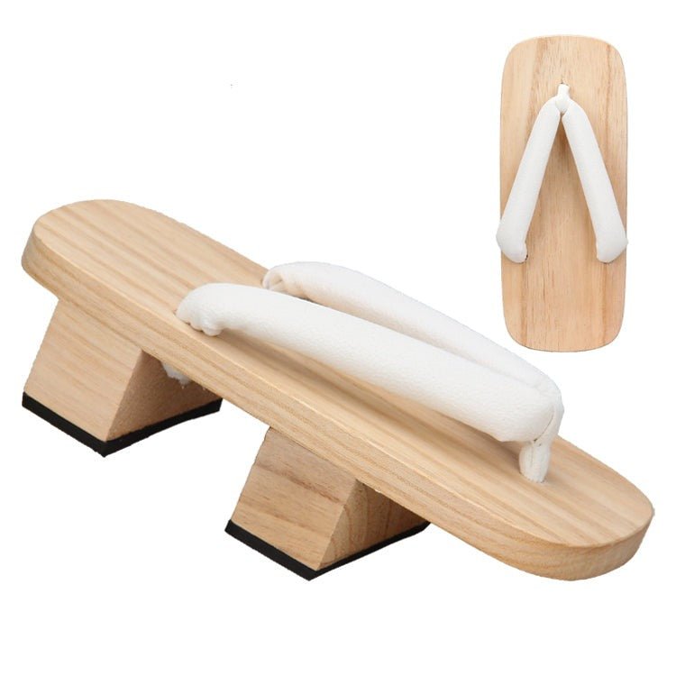 Women's Traditional Japanese Sandals 【Classic White】 - Getamashi