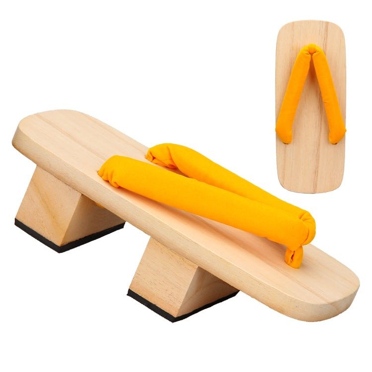 Women's Traditional Japanese Sandals 【Classic Yellow】 - Getamashi