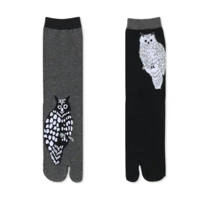 Japanese Tabi Socks 【Owls】 - Getamashi