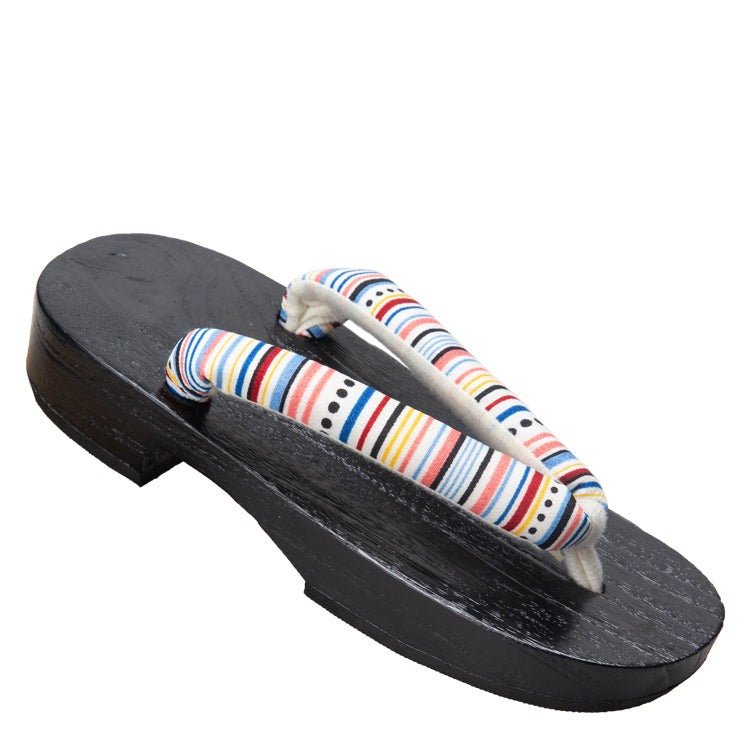 Children's Geta Sandals 【Dot & Stripe】 - Getamashi