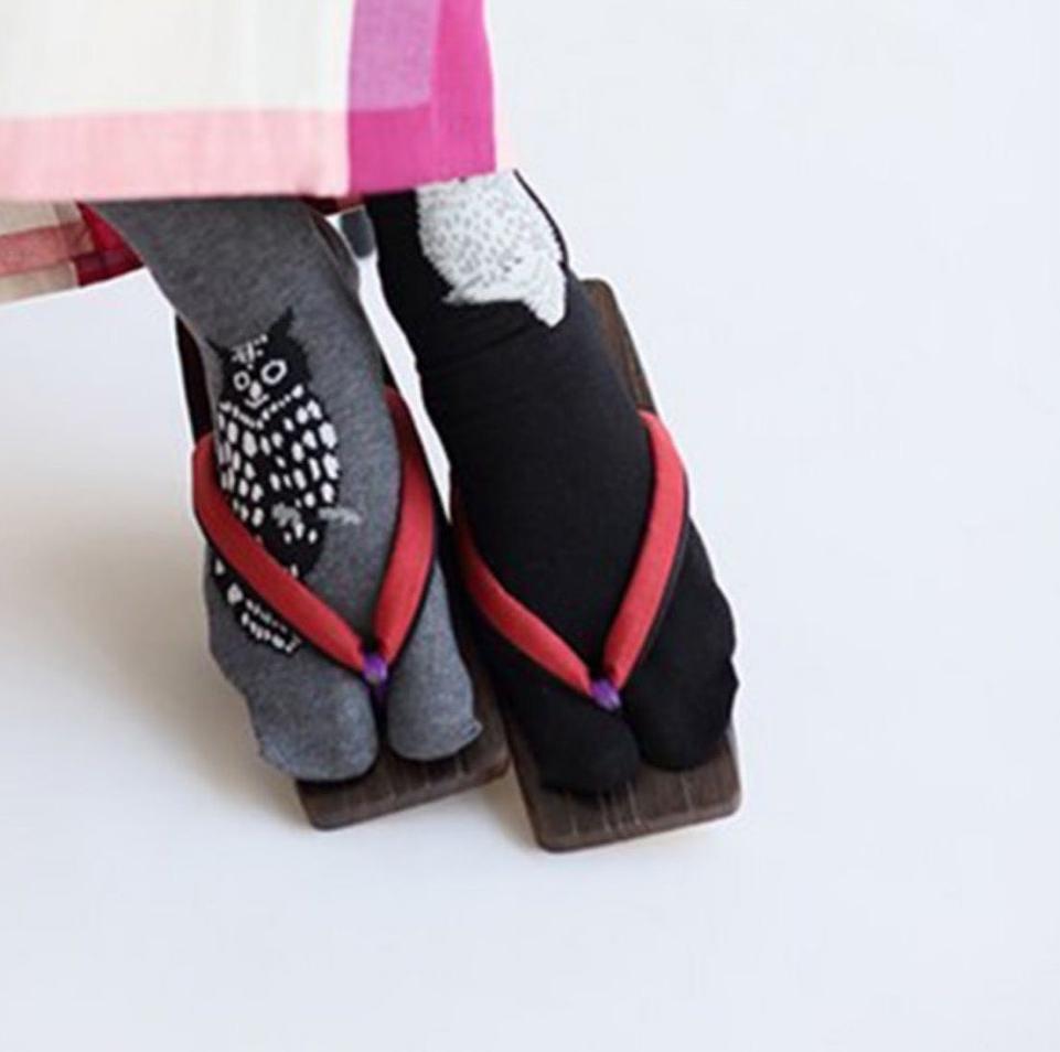 Japanese Tabi Socks 【Owls】
