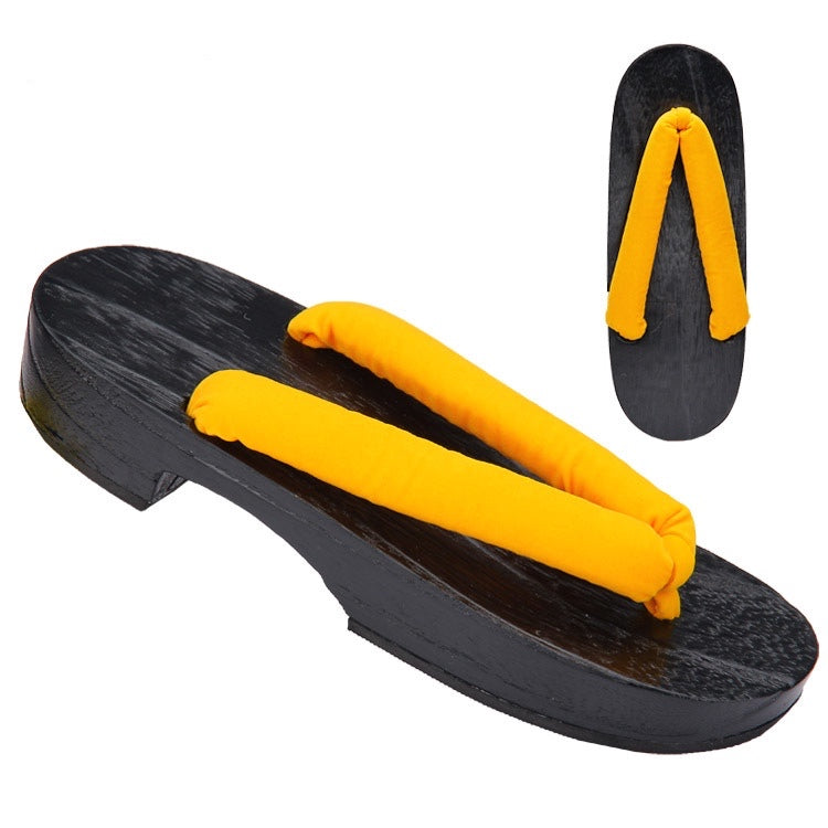 Women's Geta Sandals 【Yellow】