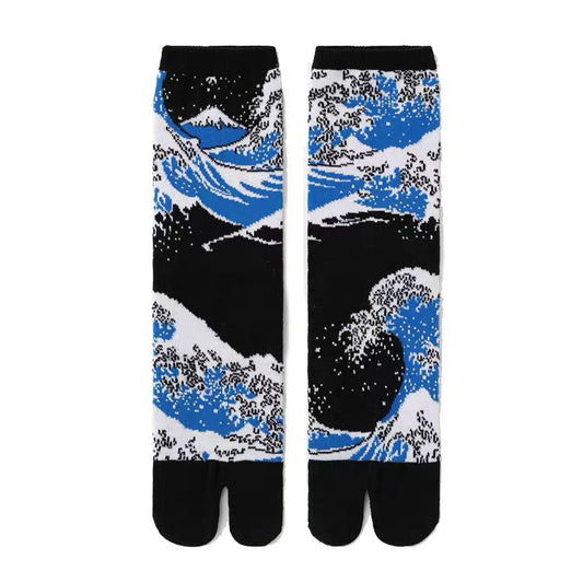 Japanese Tabi Socks 【The Great Wave】 - Getamashi