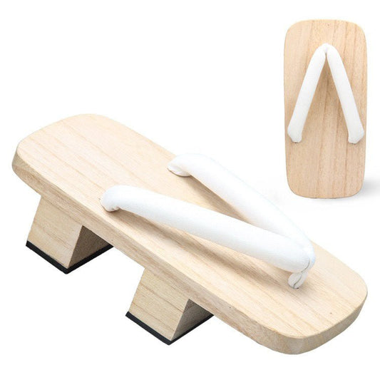 Men's Traditional Japanese Sandals 【Classic White】 - Getamashi