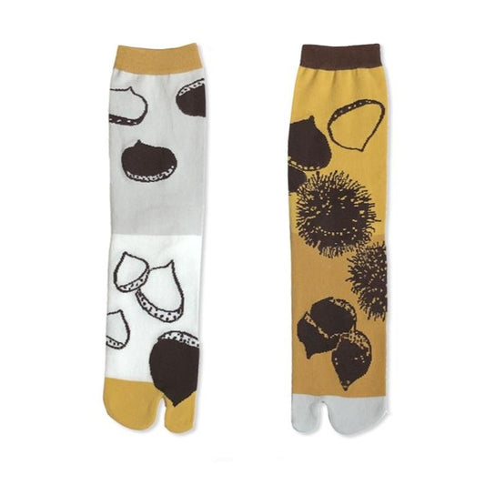 Japanese Tabi Socks 【Chestnut】 - Getamashi