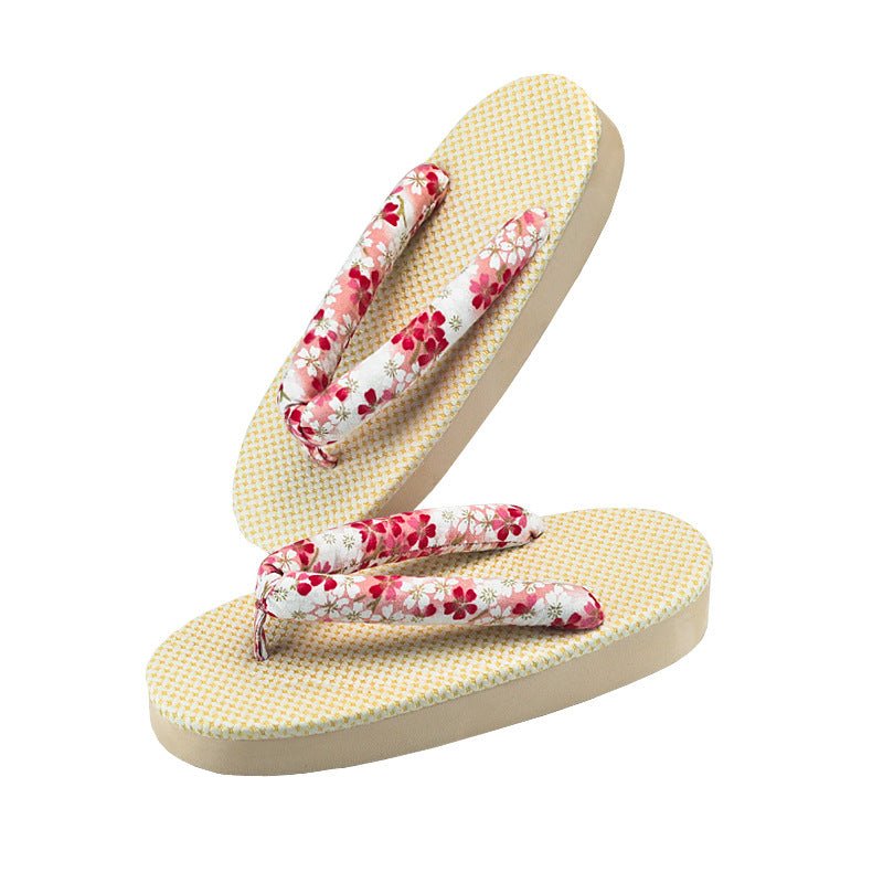 Unisex Zori Sandals 【Pink Sakura】 - Getamashi